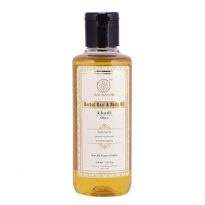KHADI NATURAL OLIVE OIL 210ML 210 ml - Massage Oils