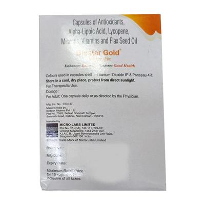 BIOSTAR GOLD Capsule 15's - Supplements-Vam