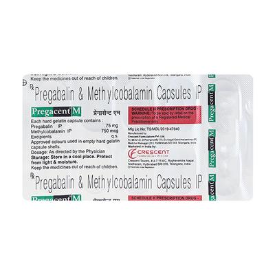 PREGACENT M Capsule 10's - Neuropathic Pain-Dru