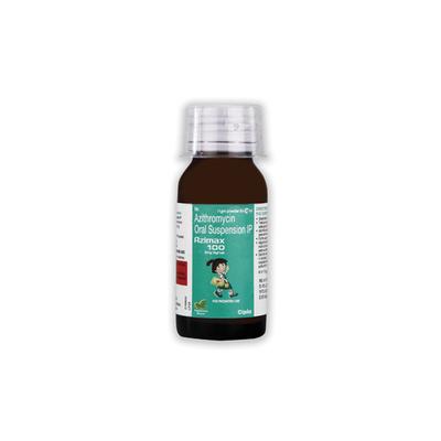 Azimax 100 Peppermint Flavour Dry Syrup 15ml - Bacterial Infections-Mac