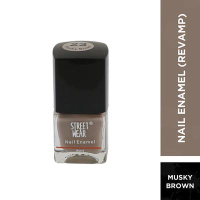 Streetwear Nail Enamel - Musky Brown 8 Ml - Nail Polish