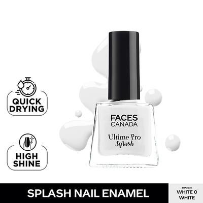 FACESCANADA Ultime Pro Splash Mini Nail Enamel White O White 14 5 ml - Nail Polish