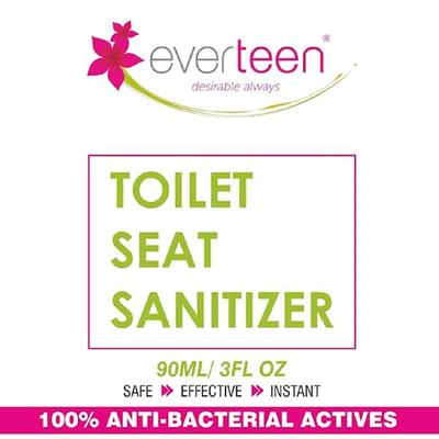everteen Instant Toilet Seat Sanitizer Spray for Feminine Hygiene in Women 90 ml - Intimate Care