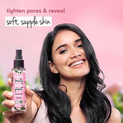 Love Beauty And Planet Rose Face Mist Hydration Booster 100 ml - Face Mists