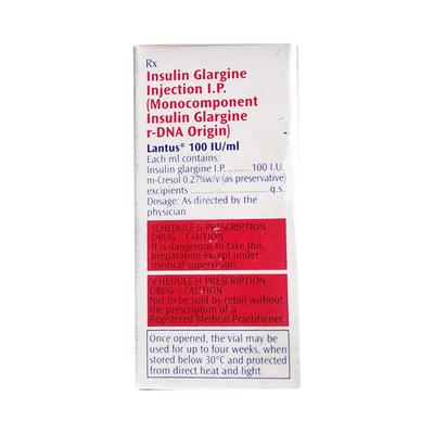 Lantus 100IU Injection 1X10ml - Diabetes-Ins