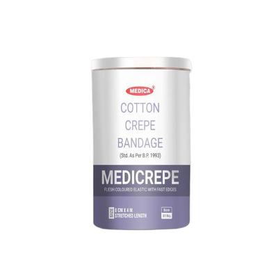 Medica Medicrepe Cotton Crepe Bandage (8 cm x 4 mtr) - Bandages & Dressings