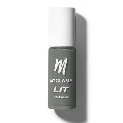 MyGlamm LIT Nail Enamel-Grounded-7ml - Nail Polish