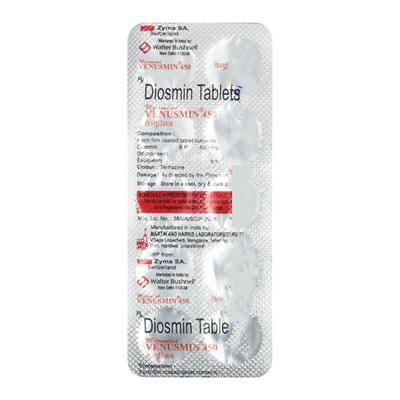 VENUSMIN 450 Tablet 10's - Varicose Veins-Phl