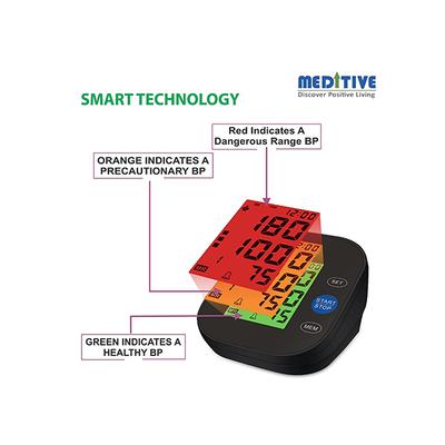 Meditive Digital Blood Pressure Monitor (MBP-09) 1's - Blood Pressure Monitor Device
