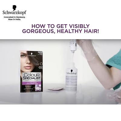 Schwarzkopf Colour Specialist At Home Permanent Hair Colour - 1.0 Opulent Black 165 ml - Crème