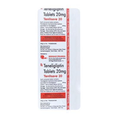 TENLISAVE 20 Tablet 10's - Diabetes-Ant