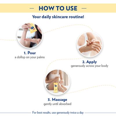 Vaseline Intensive Care Deep Moisture Serum In Lotion For Dry Skin 90 ml - Lotions & Creams