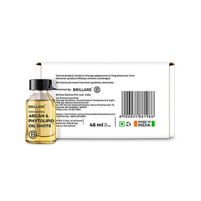 Brillaire Argan & Phytolipid Oil Shots For Dry, Frizzy Hair 48 Ml - Hair Oils