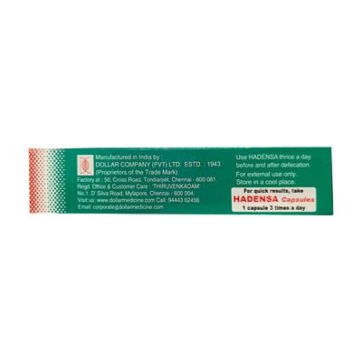 Hadensa Ointment 40gm - Haemorrhoid-Ano