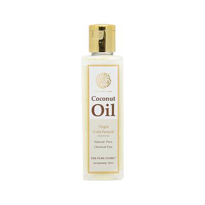 The Pure Story Coconut Oil Natural Virgin Cold Pressed Oils 100ml - Hair Oils