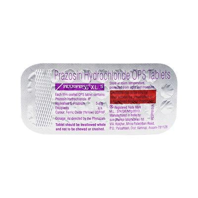 Prazopress XL 5mg Tablet 30'S - Hypertension-Per