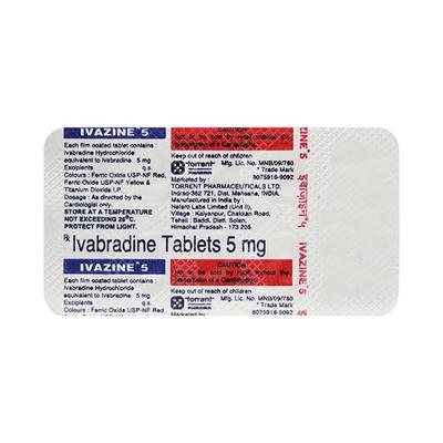 Ivazine 5mg Tablet 10'S - Angina