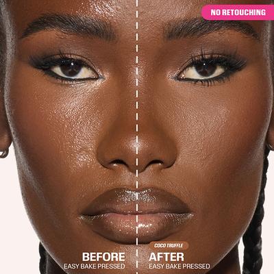 HUDA BEAUTY Easy Bake Airbrush Matte Pressed Powder - Coco Truffle 8.5 g - Compact Powder