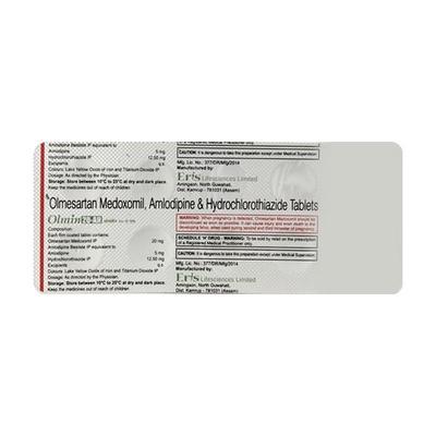 Olmin AH 20mg Tablet 10'S - Hypertension-Ang