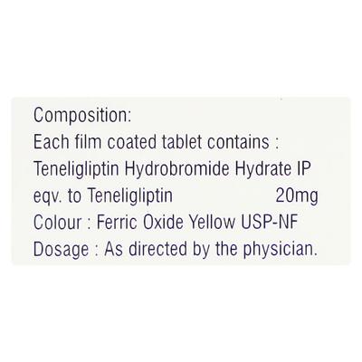 TENECIP 20 Tablet 10's - Diabetes-Ant