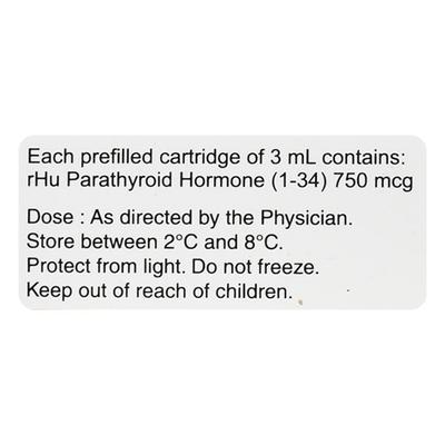 Terifrac 750mcg Cartridge 3ml - Bone Metabolism-Age