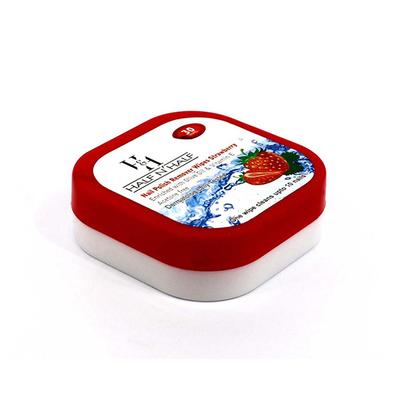 Half N Half Nail Polish Remover Wipes, Strawberry Enriched with Olive Oil & Vitamin E 1's - Nail Polish Remover