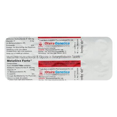 Metaglez Forte Tablet 10'S - Diabetes-Ant