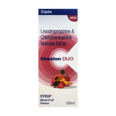 CHESTON DUO NEW MIXED FRUIT FLAVOUR Syrup 100ml - Cough And Cold-Cou