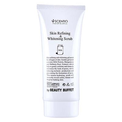 Scentio Milk Plus Organic Skin Refining & Whitening Scrub 100 ml - Scrubs & Exfoliants