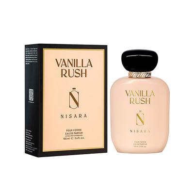Nisara Vanilla Rush Perfume Long Lasting Fragrance Ambery-Vanilla Eau De Parfum For Women 100 ml - Women Perfumes (Edt/Edp)