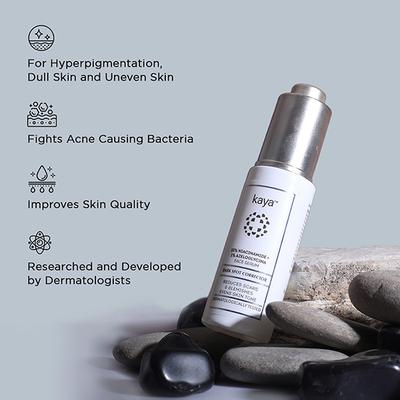 Kaya 10% Niacinamide + 1% Azeloglycina Face Serum, Dark Spot Corrector, Fights Acne, All Skin Types 30 ml - Face Serum