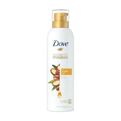 Dove Creamy Shower And Mousse with Argan Oil, 200ml - Shower Gels & Body Wash