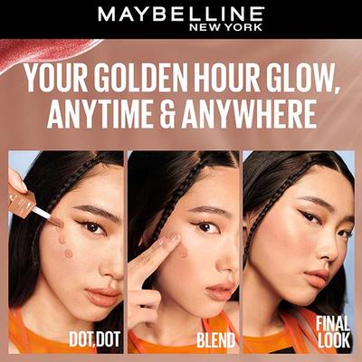 Maybelline New York Sunkisser Highlighter + Blush, Shades On 1's - Blushes