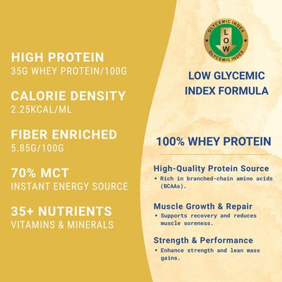 PentaSure 2.0 High Protein High Calorie Powder - Vanilla Flavour 400 g - Daily Health Drinks