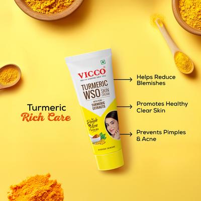 Vicco Turmeric Wso Skin Cream 15 gm - Face Creams