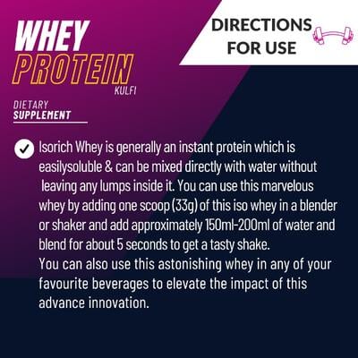 Zenius Whey Protein Powder - Kulfi Flavour 1 kg - Whey Proteins