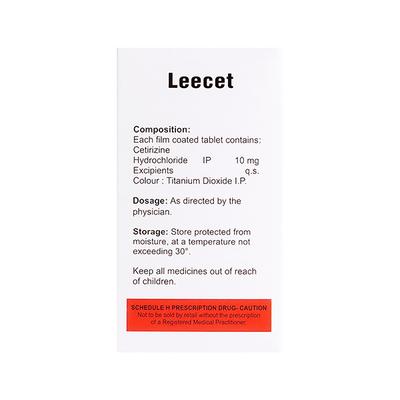 LEECET Tablet 10's - Allergies-Ant