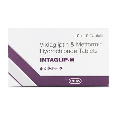 INTAGLIP M Tablet 10's - Diabetes-Ant