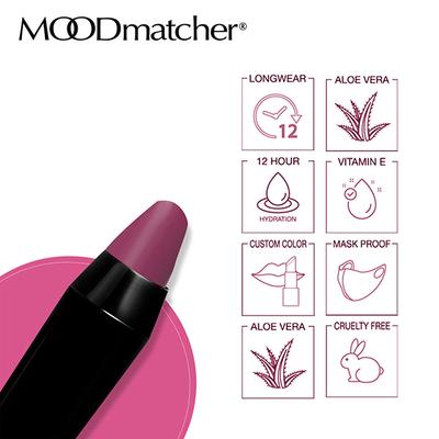 Fran Wilson Moodmatcher Luxe Twist Stick Purple 2.9 gm - Lipsticks