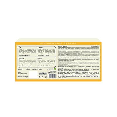 Engage Luxury Perfume Unisex Gift Pack for Men + Women, Travel Sized Assorted Pack 25ml each 4's - Men Perfumes (Edt/Edp)