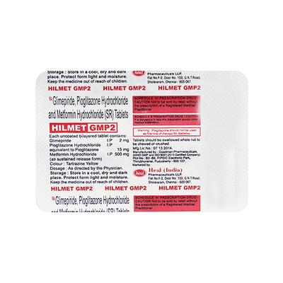 HILMET GMP 2MG TABLET 10'S - Diabetes-Ant