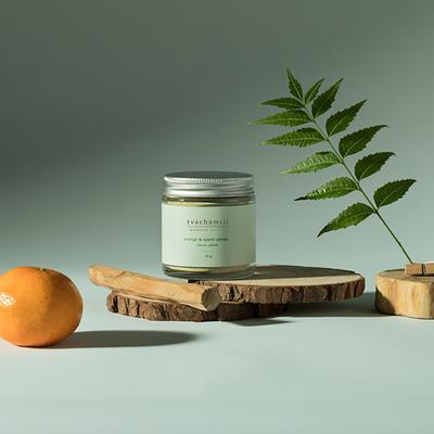 Tvachamrit Handcrafted Skincare Orange & Neem Facial Ubtan 75 gm - Face Packs