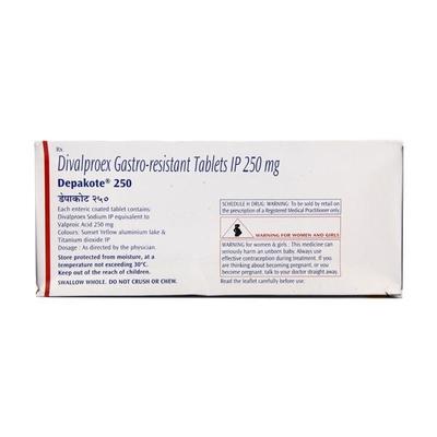 Depakote 250mg Tablet 15'S - Epilepsy/Convulsion-Ant