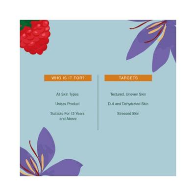 Juicy Chemistry Organic Saffron and Red Raspberry Facial Oil 10ml - Face Oils