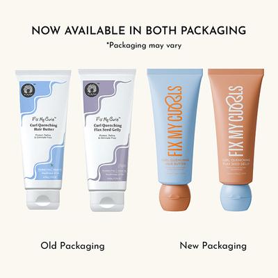 Fix My Curls Curl Quenching Moisture Styling Duo for Curly, Wavy, Dry, Frizzy Hair, Enriched with Aloe Vera, Chia Seed, and Flax Seed 50gm Each 2's - Hair Sets & Kits