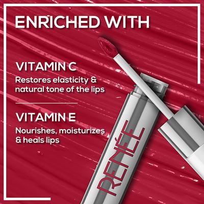 Renee Gloss Stay Transfer Proof Glossy Liquid Lip Color - Isla 3.5 ml - Liquid Lipsticks