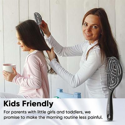 Vega Hair Brush,Vented Hair Brush for Women and Men, for Quick Blow Drying, Wet and Dry Hair (DTB-03) 107 gm - Hair Brushes