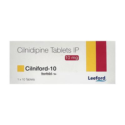 CILNIFORD 10 Tablet 10's - Hypertension-Cal