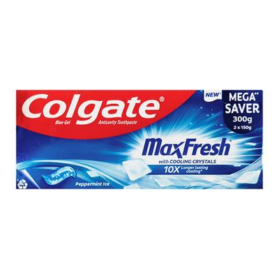 Colgate MaxFresh Anticavity Toothpaste Gel - Spicy Fresh (Pack of 3 x 150 g) - Toothpaste