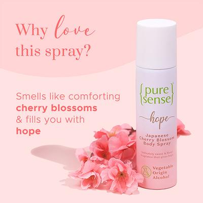 Puresense Body Spray Serene Cool Vibes and Hope Japanese Cherry Blossom Combo 300 ml - Women Deodorants/Roll-Ons